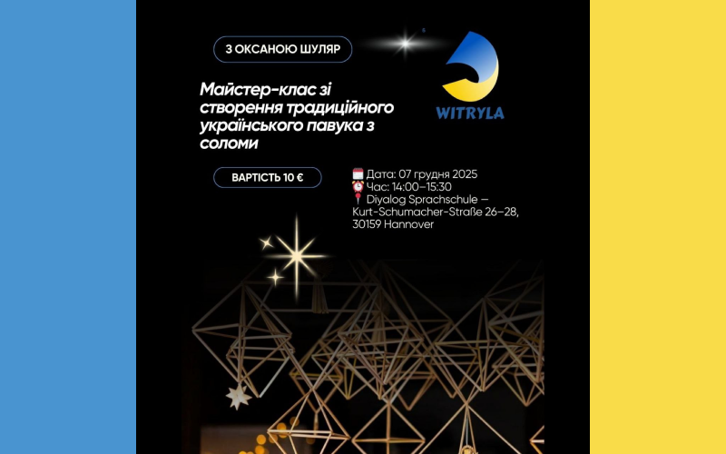 Детальніше про статтю 07.12.2025 – Майстер-клас зі створення солом’яного павука